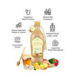 Honey Blend with Ginger, Garlic, Lemon and Apple Cider Vinegar Honey Blend with Ginger, Garlic, Lemon and Apple Cider Vinegar