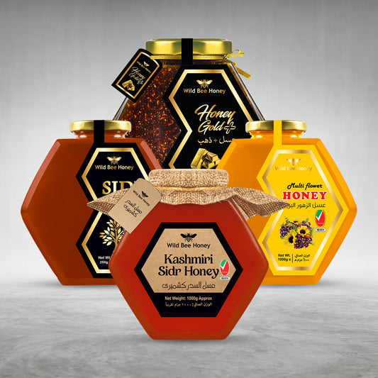 Wild bee honey