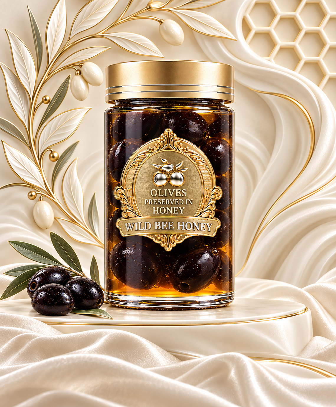 Olive Preserved in Honey